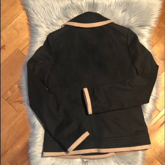 🌟HP🌟J. CREW NELLO GORI TIPPED PEACOAT Size T2 - Picture 3 of 4